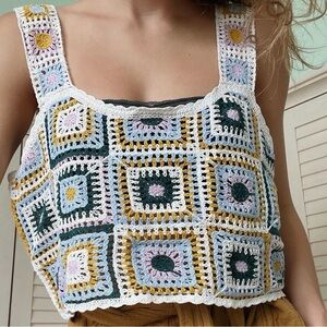 Crochet Block Tank